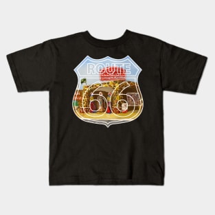 Route 66 - Cool Springs gas station in Arizona- WelshDesigns Kids T-Shirt